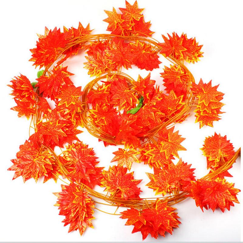 ARTIFICIAL MAPLE LEAVES CREEPERS FOR DECORATION